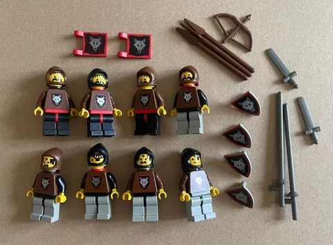 LEGO Minifigure Wolfpack Lot Set Bulk Sale