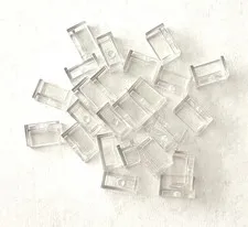 LEGO 25 pc Transparent Panel 1 x 2 x 1 Closed Corners Clear- 35387 23969 35391