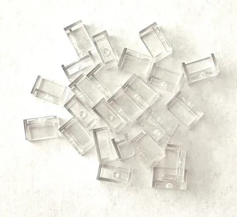 LEGO 25 pc Transparent Panel 1 x 2 x 1 Closed Corners Clear- 35387 23969 35391
