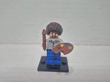Bob Ross Custom Minifigure Brand New