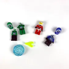 VTG Lego Town Polar Base Lot of Minifigure Parts Transparent Scorpion + READ/SEE