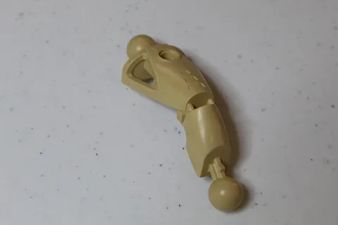 Lego Bionicle Toa Nuva Leg Section Part 43557 - Tan
