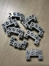 LEGO 14520 Dark Bluish Gray Brick Modified 2x4-1x4 2 Recessed Stud Side Arch x8