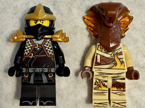 LEGO NINJAGO Cole ZX + Pyro Slayer Minifigure Bundle 2012