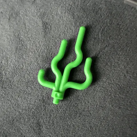 LEGO Part 30093 (1pc) Plant Sea Grass Seaweed - Vintage Green (1997)