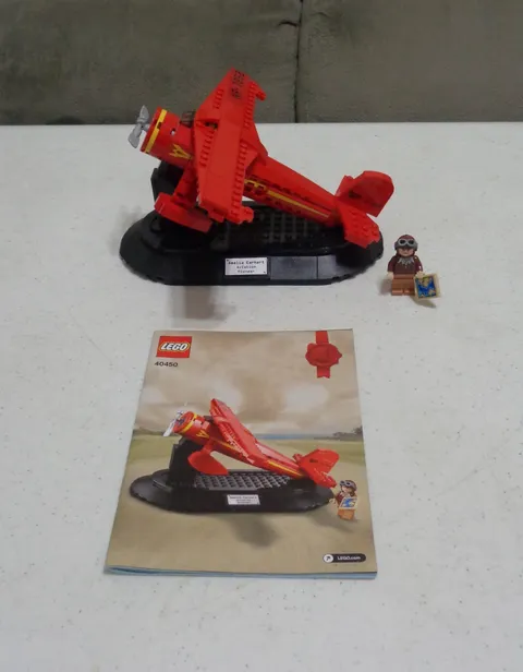 Lego 40450 - Amelia Earhart Tribute with Minifigure & Manual