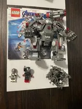 LEGO Marvel 76124 War Machine Buster Avengers Endgame 362pc No Box w Minifigs