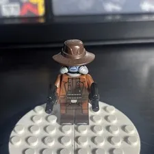Cad Bane sw1490 Black Head Star Wars Lego Minifigure