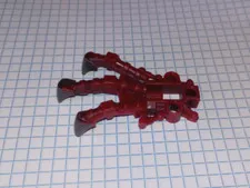 1 Dark Red with Pearl Dark Gray Talons Bionicle Lego Foot 53562pb01 Piraka Claw