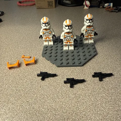 LEGO Star Wars Clone Trooper Minifigure Lot of 3 MINT