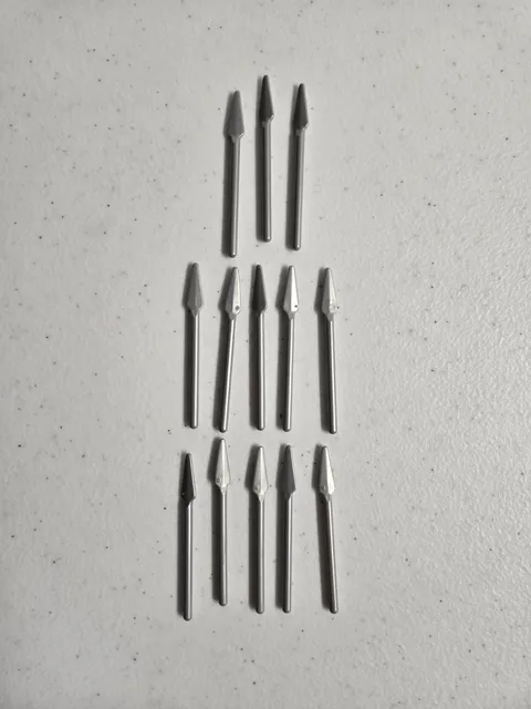 13 LEGO Spear / Pike  Light Grey- Minifigure Weapon Knight Joust Castle Kingdom