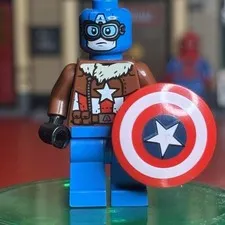 Lego Marvel Super Heroes Pilot Captain America With Shield. 76076