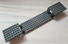 LEGO 6X34 Train, Gray Base With Holes Cod. 87058