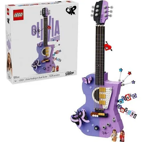 LEGO Editions Olivia Rodrigo's Dual Guitar 43031 Collectible Building Toy Set
