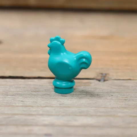 LEGO Disney Up House Dark Turquoise Chicken Teal Hen Animal Minifigure Fig 1413