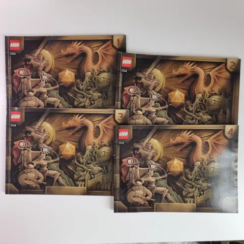 LEGO 21348 Instruction Manual Books Only Dungeons & Dragons: Red Dragon's Tale