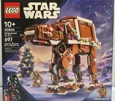 LEGO Star Wars Gingerbread AT-AT 40806 Complete Set 697 Pieces