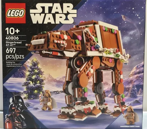 LEGO Star Wars Gingerbread AT-AT 40806 Complete Set 697 Pieces