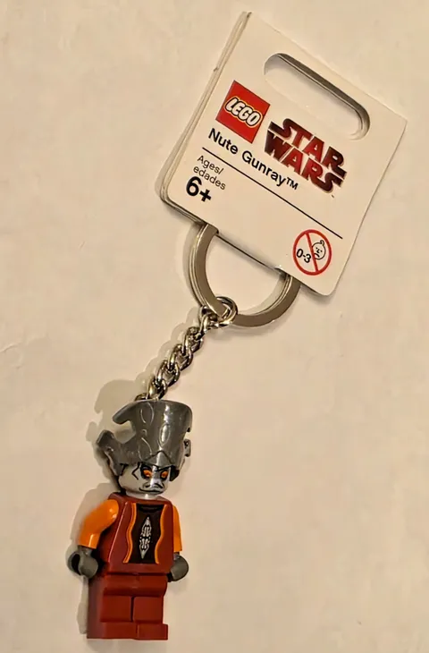 Lego Star Wars Clone Wars Nute Gunray Key Chain 852839 Keychain Brand New