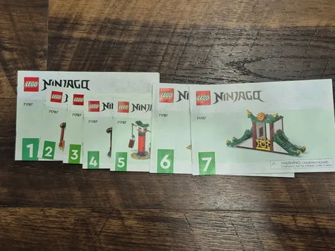 LEGO NINJAGO 71787  (7) INSTRUCTION BOOKLETS MANUALS ONLY  