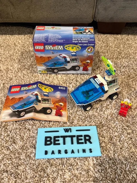 Vintage 1999 LEGO Town 6453 Com-Link Cruiser Complete Set w/ Instructions & Box