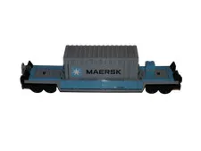 Lego® 9V RC TRAIN Railway 10219 MAERSK Cargo Waggon Carriage WAGON CAR