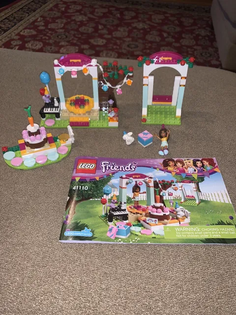 Lego Friends Birthday Party Set (41110) With Box & Manual (BH)