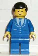 LEGO: Suit with 3 Buttons Blue (trn027)