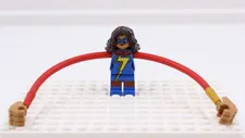 LEGO sh0375 Minifigure Marvel Super Heroes Ms Marvel Kamala Khan Long Arms 76076