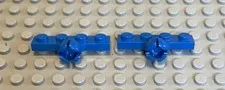 LEGO Two Blue Part 3183c Plate 1x4 With Tow Ball Socket