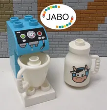 (D 14 / 14 ) LEGO Duplo Coffee Machine Fully Automatic with Cup and Milk...