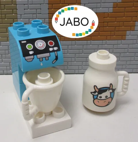 (D 14 / 14 ) LEGO Duplo Coffee Machine Fully Automatic with Cup and Milk...