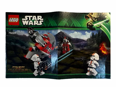 LEGO Star Wars 75001 Republic Troopers vs Sith Troopers 100% Complete Manual