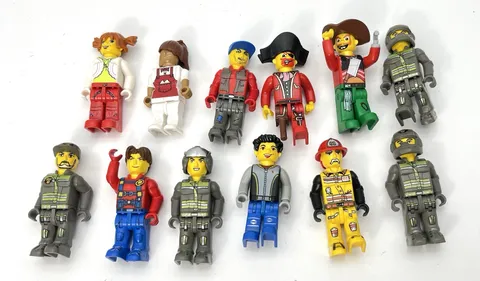 LEGO Minifigures Jack Stone Figures mixed lot of 12