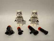 LEGO Star Wars Stormtrooper Minifigure x2 sw0122 7264 Imperial Inspection - NEW