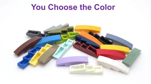 Lego 4x1 Curved Slope You Choose the Color