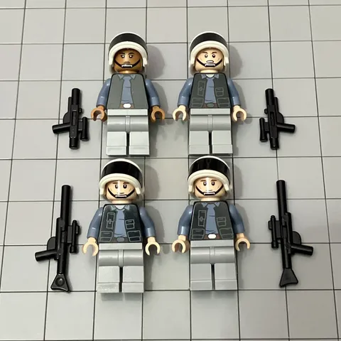 LEGO 3 Lot Star Wars Captain Antilles Rebel Fleet Troopers from set 75387 E3 61