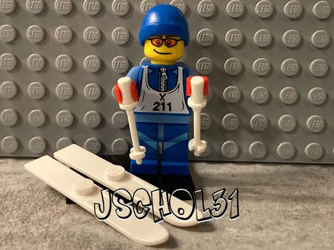 LEGO Skier Minifigure Collectible CMF Series 2 (8684) - Complete!