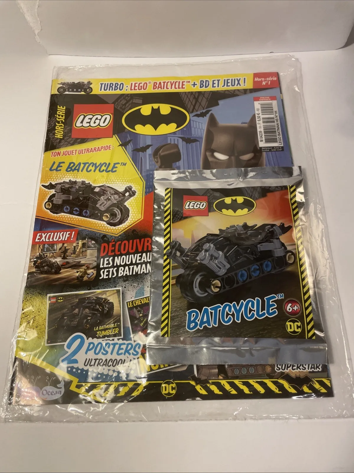 LEGO BATMAN Magazine Comic Batcycle Polybag Foil Pack EU Exclusive NEW