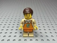 LEGO Minifigure Mr. Produce Orange Overalls Item No: cty1480 Set: 60352, 60347