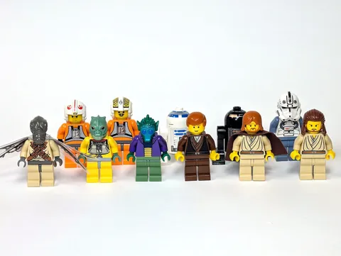 LEGO Star Wars Lot 11 Bossk sw0280 Onaconda Farr sw0241 Geonosian sw0078 Jedi