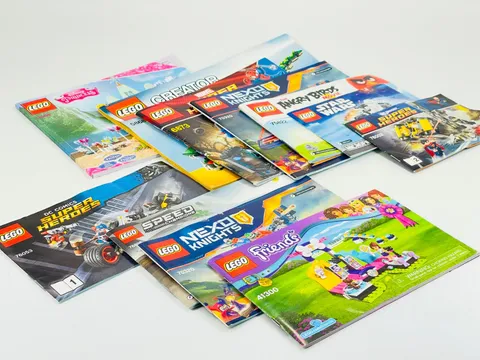 11pc Lot LEGO Manual Instruction Booklets Bundle Marvel Star Wars Creator Nexo