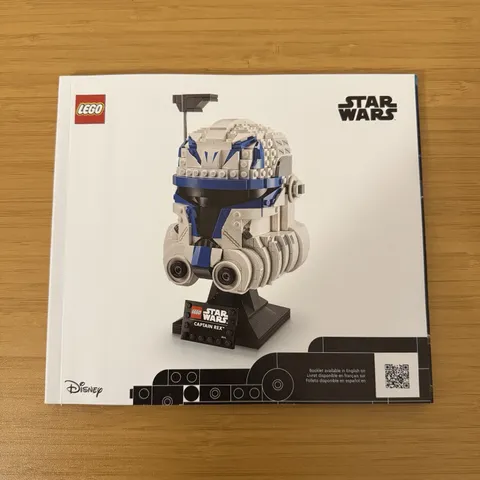 LEGO Star Wars 75349 Helmet Collection Captain Rex Helmet Instruction Bookl