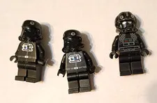 Lego Fighter Pilot and V Wing Pilot LOT of 3