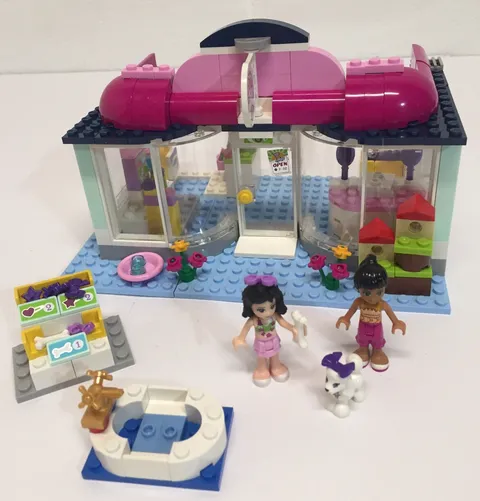 Lego Friends 41007 Heartlake Pet Salon With Instruction Manual