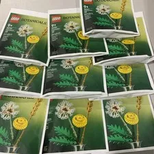 LEGO Botanicals 30701 FIELD FLOWERS 77 Pieces Lot of 10