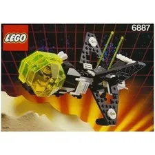 Vintage LEGO 6887 Allied Avenger Blacktron II 1991 - 99% complete