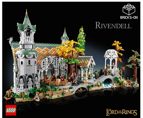 Lego 10316 Lord of the Rings Rivendell Icons 6167pcs Sealed Standard Brand New