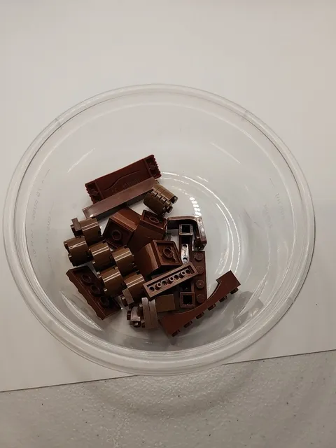 Lego Lot of Random Brown Lego Bricks & Pieces