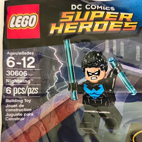 LEGO DC Comics Super Heroes Nightwing Minifigure Polybag 6 pcs *Factory Sealed*